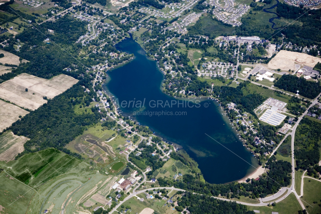 Byram Lake in Genesee County, Michigan
